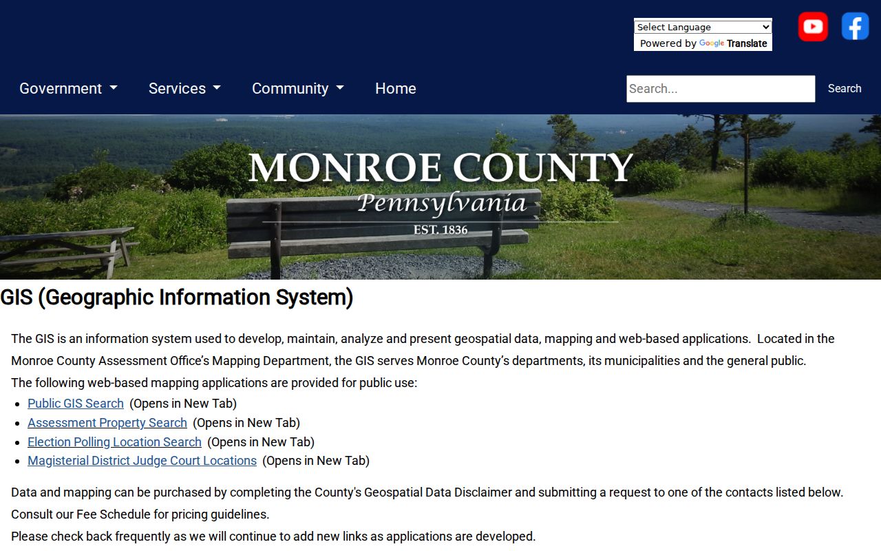 Monroe County GIS and MDJ routing resource for Mount Pocono